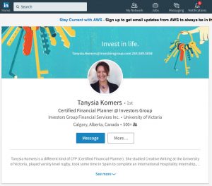 Tanysia-LinkedIn-Screenshot